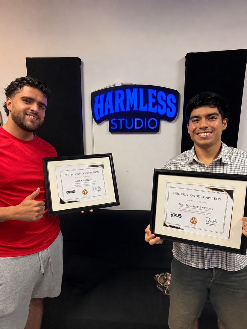 Jorge and Ariel, certified